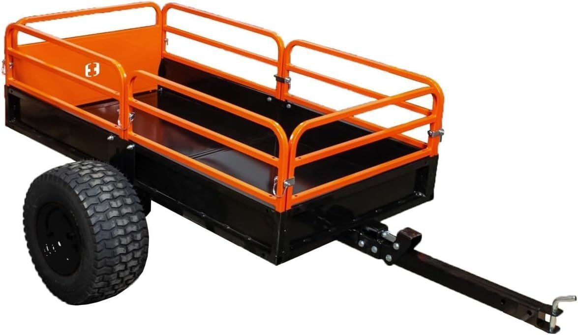 Impact Implements 1500 lb Utility Cargo Trailer with Pivot Dump for ATV, UTV, and Lawn Tractor image 17