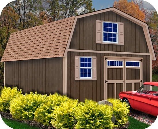 Best Barns Virginia 16×24 Wood Storage Shed Kit image 0