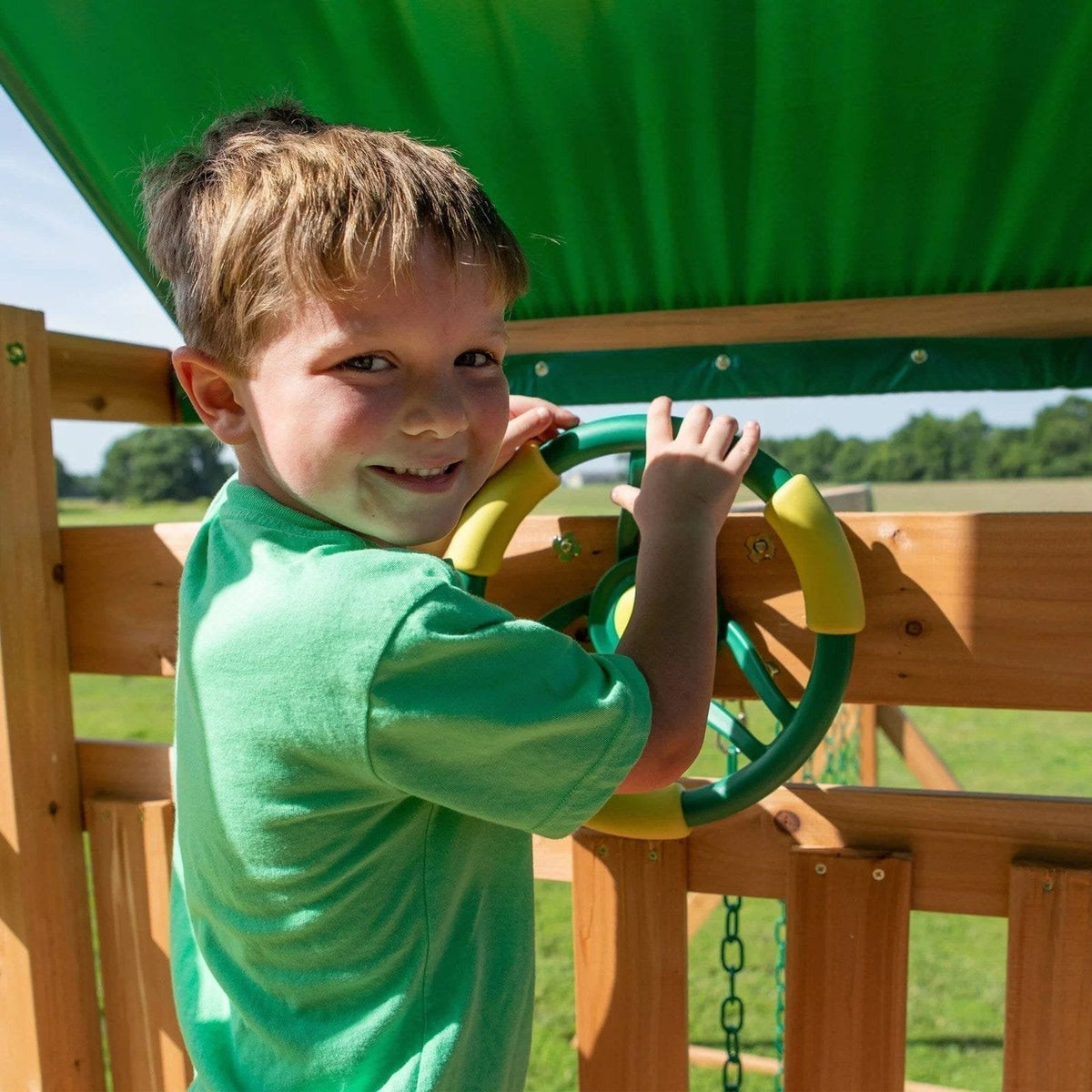 Backyard Discovery Mount McKinley All Cedar Wood Swing Set image 5