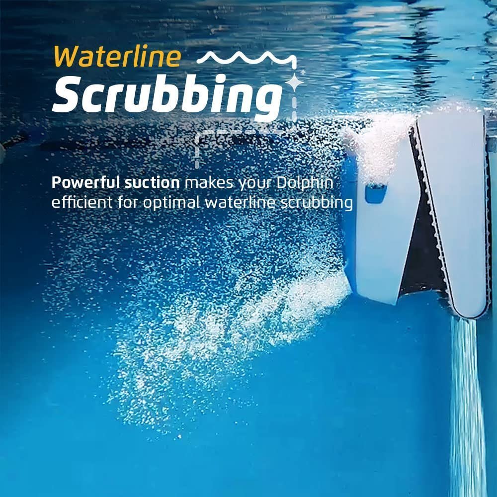 Dolphin Proteus DX5i Wi-Fi Robotic Pool Vacuum Cleaner Pools up to 50 FT – Waterline Scrubber Brush image 6