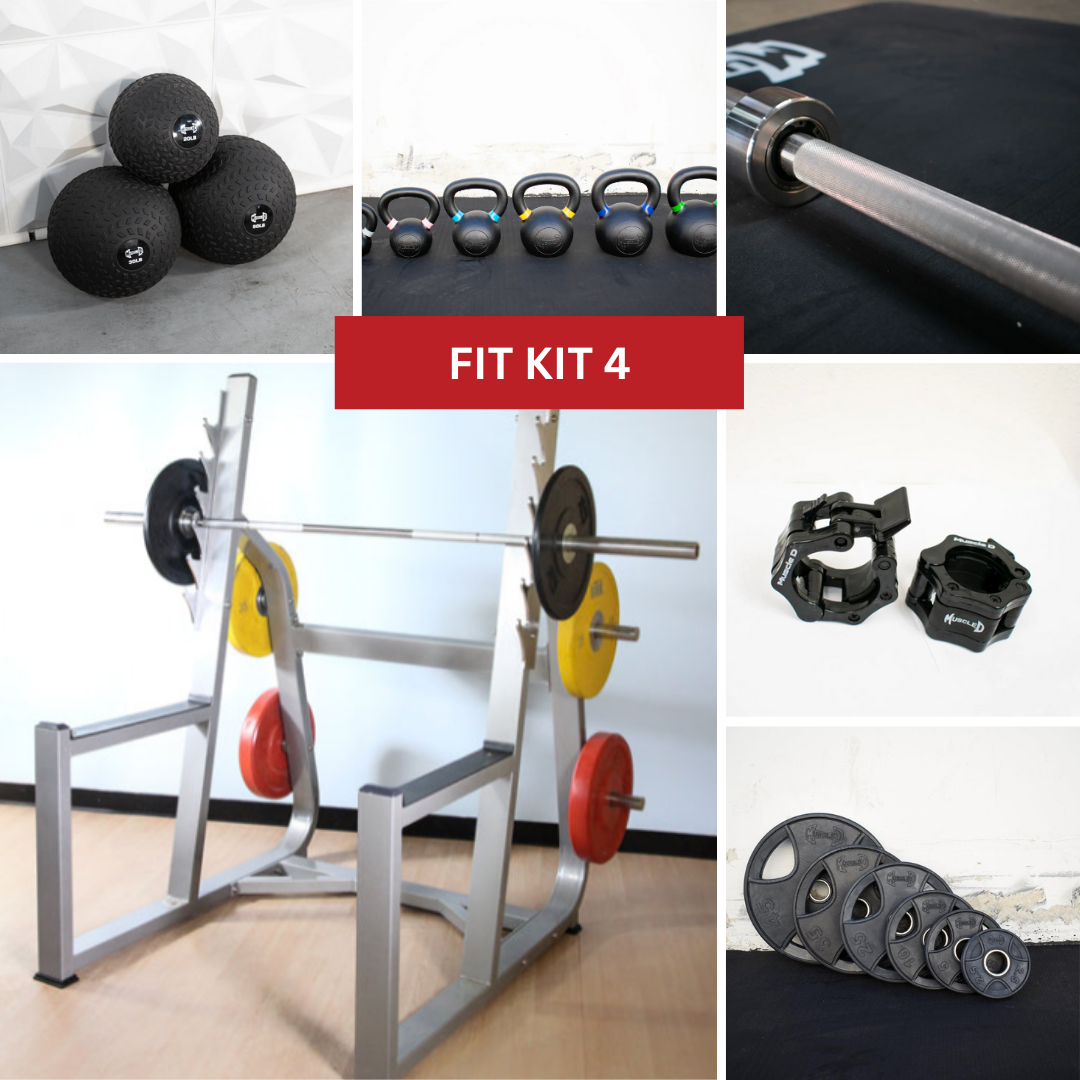 Commercial Squat Rack Kits – Muscle D Fitness – Gym Storage – Black / Silver image 10