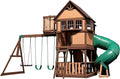 Backyard Discovery Skyfort III Cedar Swing Set w/ Tube Slide – DIY image 0