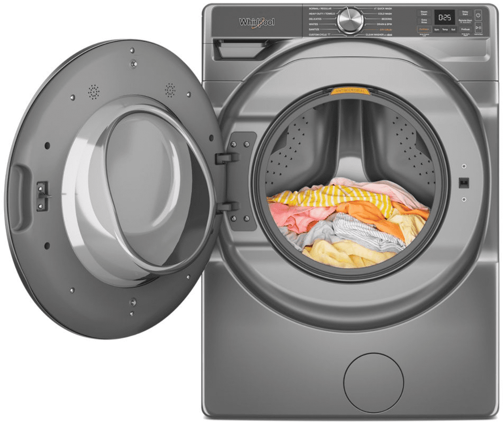 Whirlpool WFW6720RR, 27-Inch, 5.0 cu. ft. Smart Front Load Washer, FreshFlow Vent System, Silver image 2
