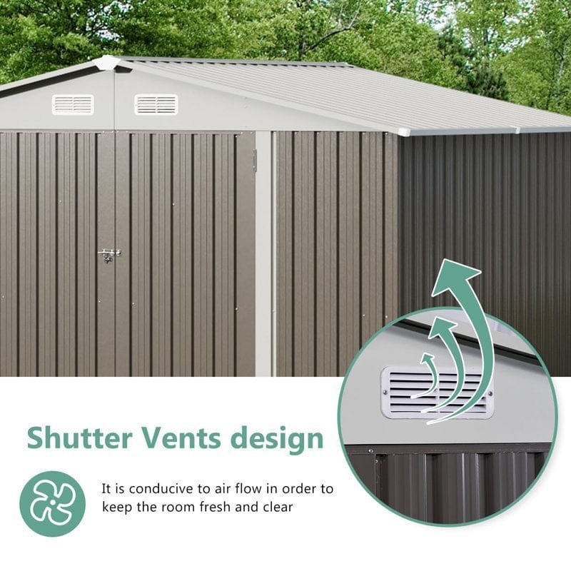 10 ft. W x 8 ft. D Storage Shed image 6