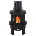 Even Embers Pellet Chiminea, 100 sq. ft., 70,000 BTU image 0