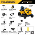The Cub Cadet Enduro Series XT1 LT42E 42-in. 56V MAX* Riding Lawn Mower image 0