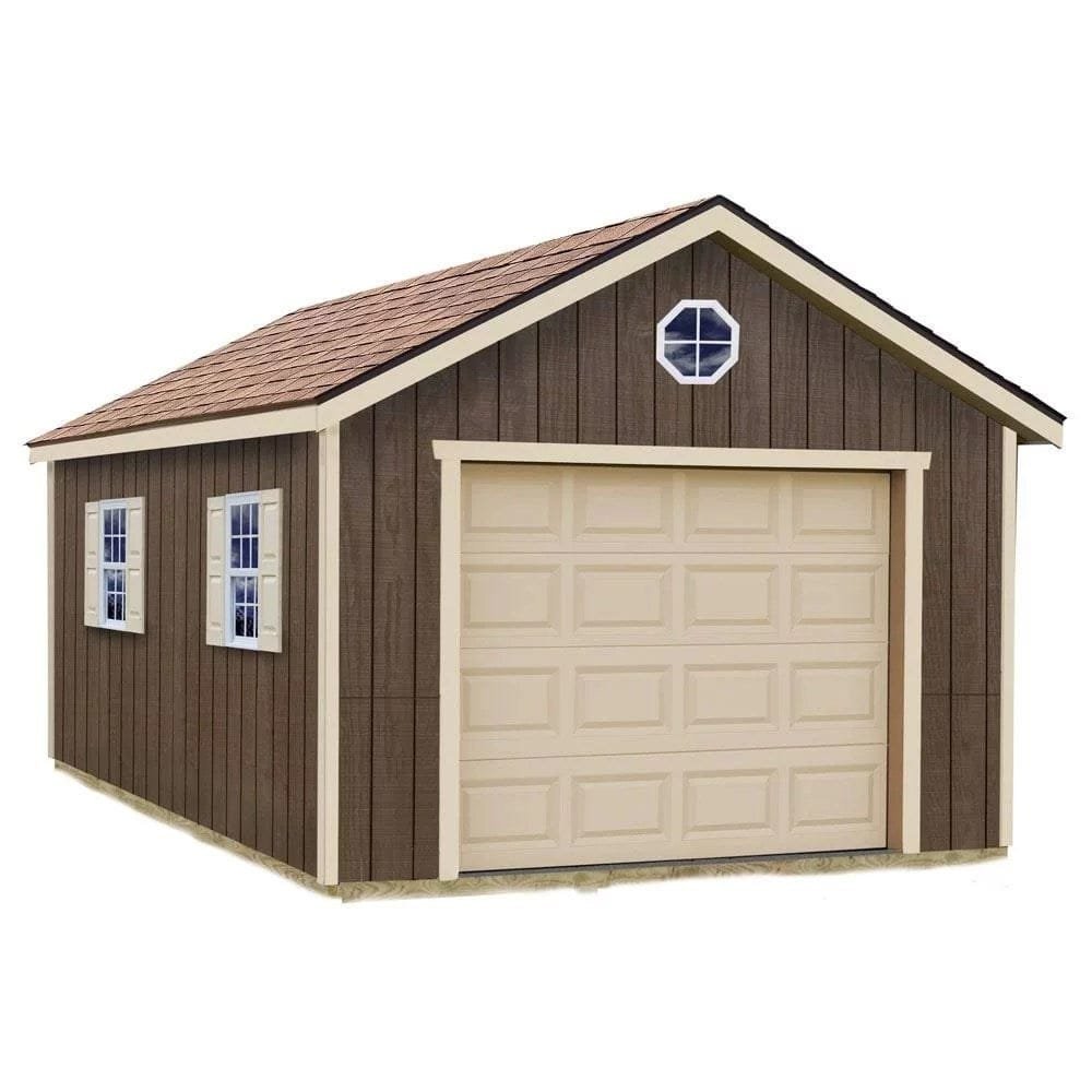 Best barns Sierra Without Floor 12-ft x 16-ft Wood Storage Shed | SIERRA1216 | Installation Included. image 0