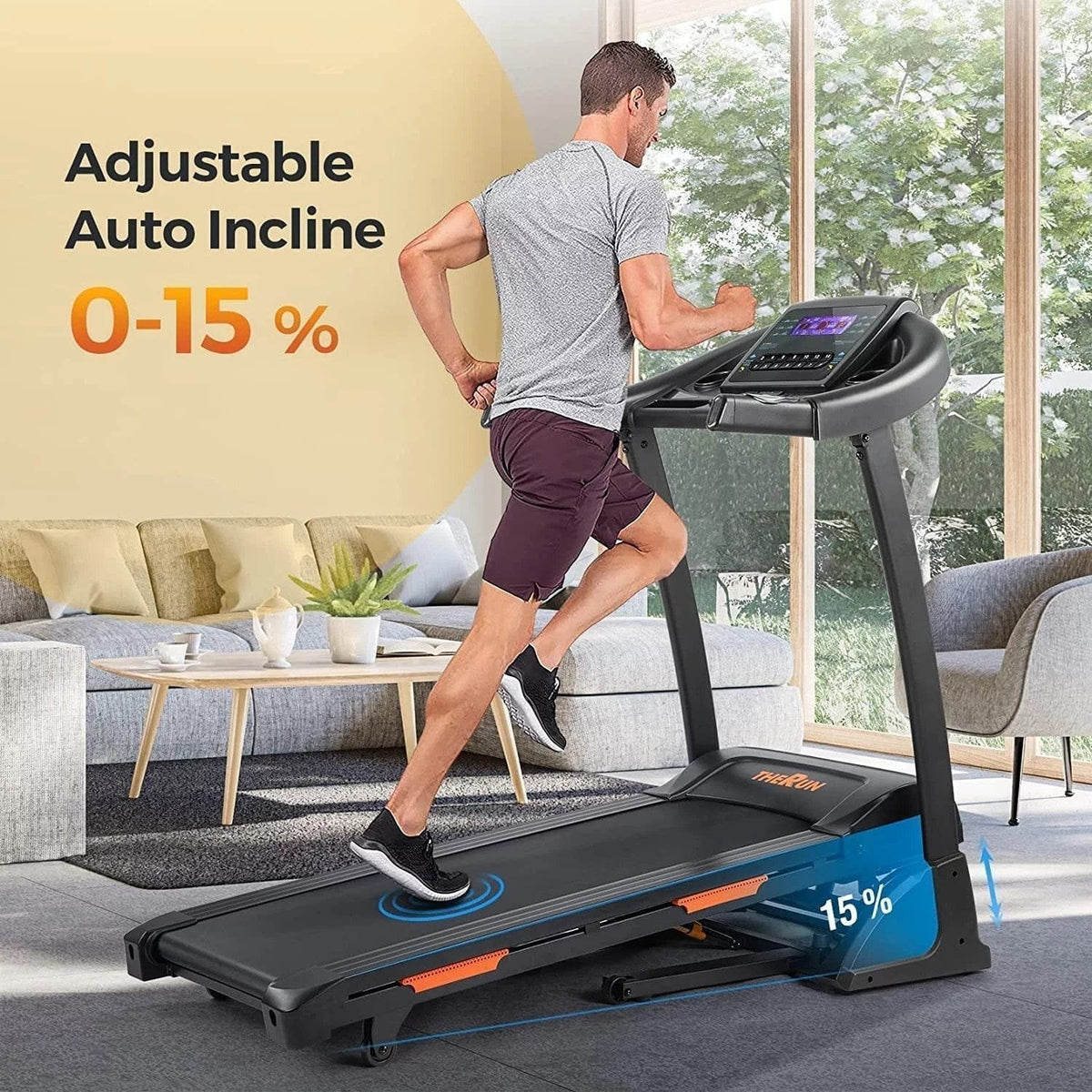 THERUN Incline Treadmill image 5