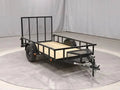5.5 X 10 Carry-On Utility Pipe Top w/ Mesh Tongue Box Trailer image 0