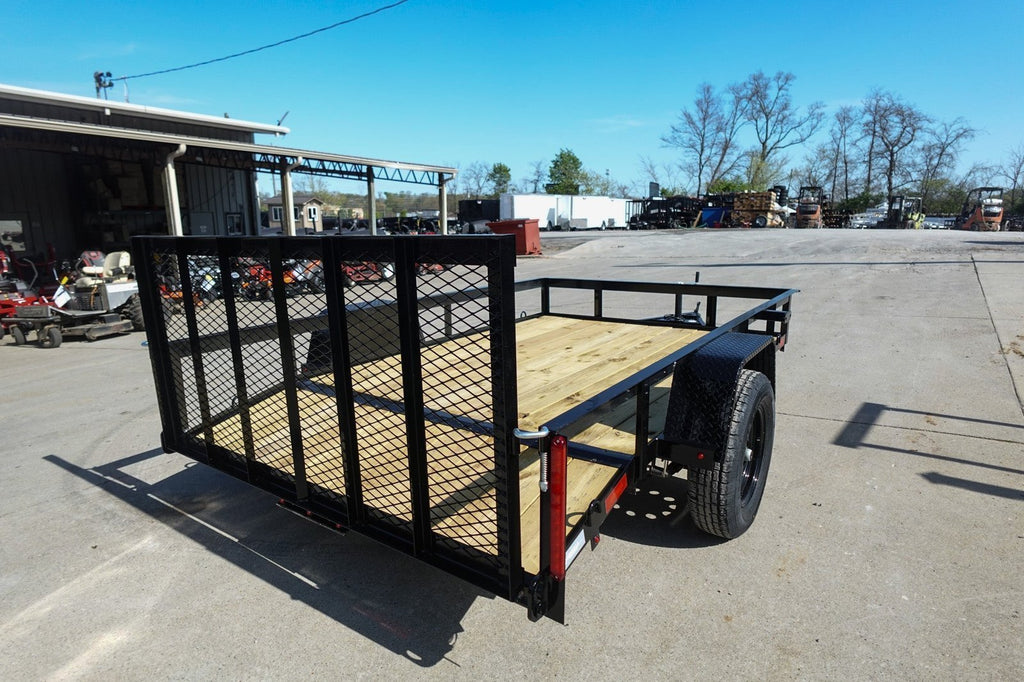 6′ 4″ x 10 Utility Trailer Dovetail Powder Coated With Gate 3,500lb Axle image 6