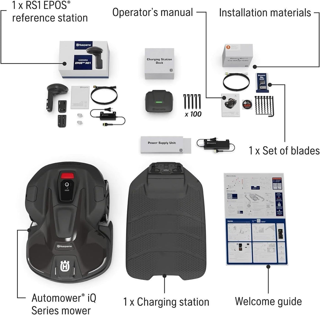 Husqvarna 440iQ Robotic Lawn Mower, 2 Acre, Wire-Free, Charging Station image 19