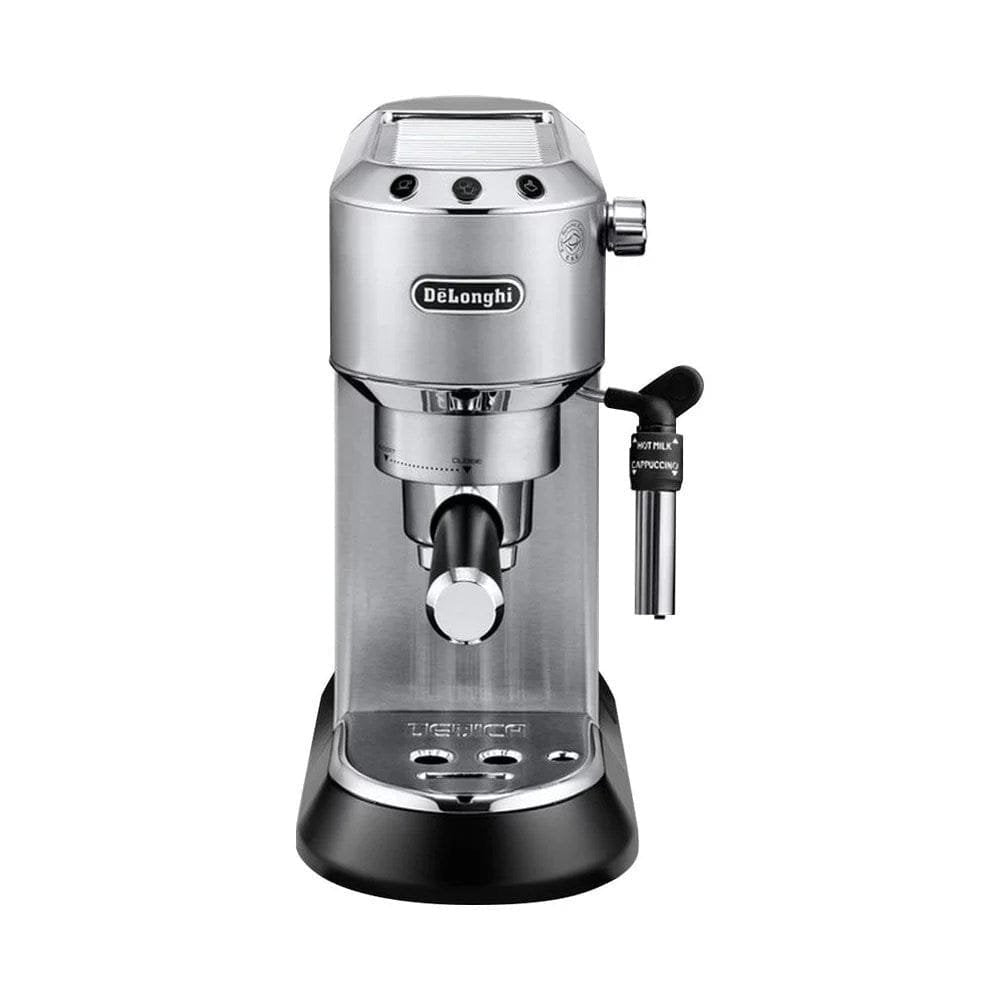 De’Longhi – DEDICA Espresso Machine with 15 bars of pressure and Milk Frother – Metal image 0