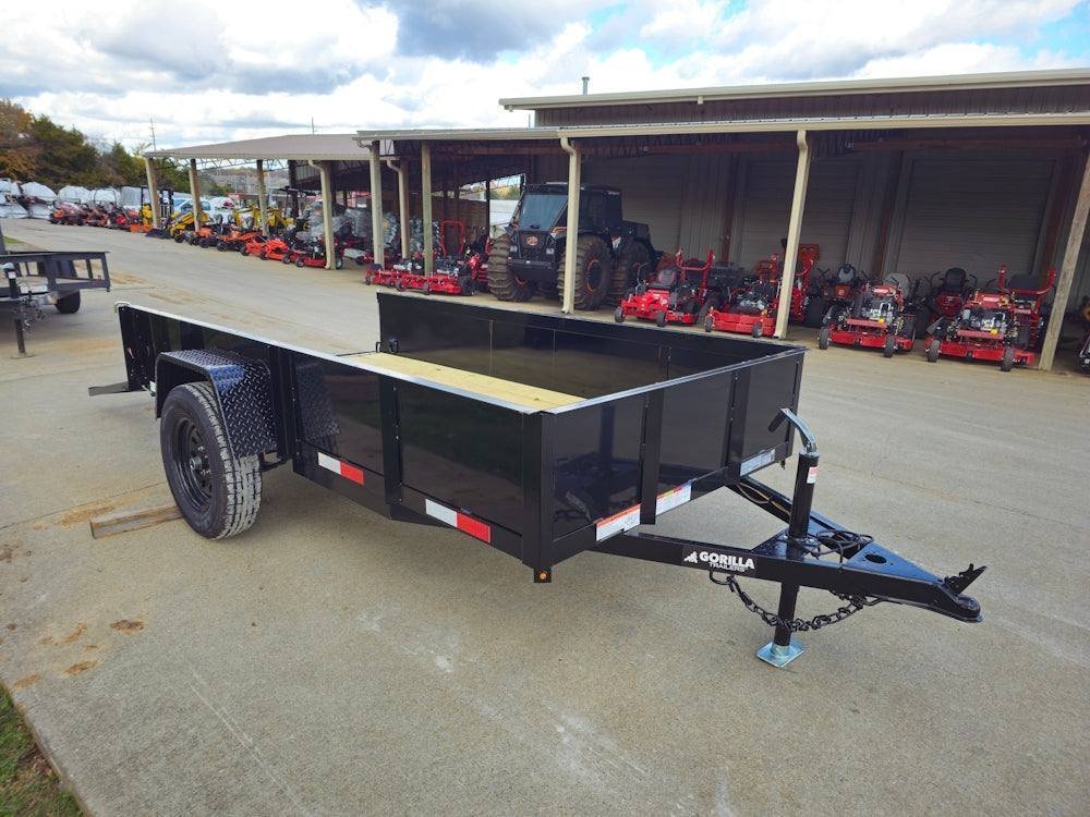 5′ X 10′ Utility Trailer Straight Deck 18″ Sides Tall Gate image 19