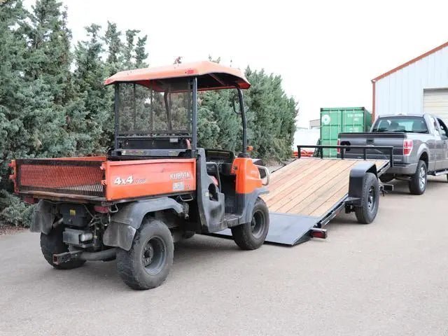 7 X 14 Interstate Single Axle Tilt 7K Trailer image 1