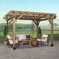 Fairhaven Pergola Rustic Finish 12 x 10 image 0