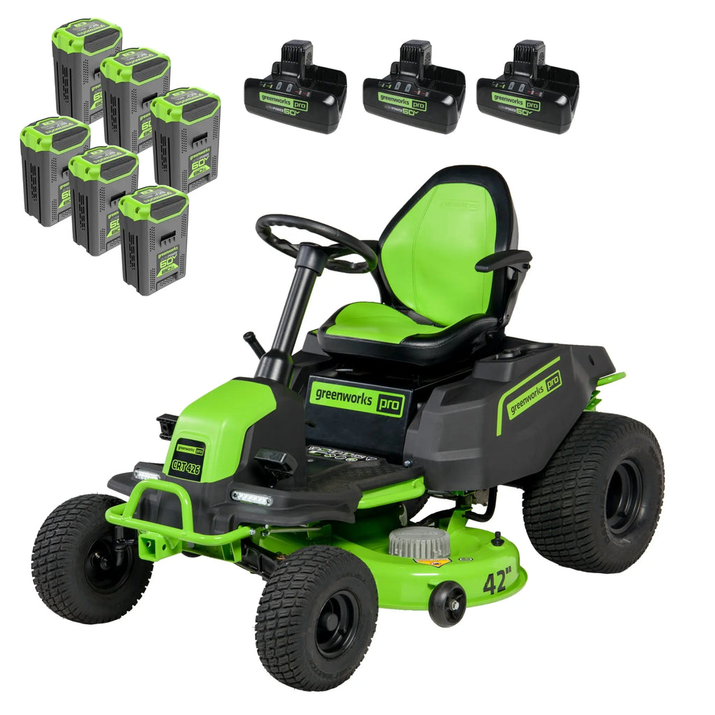 Greenworks 60V 42″ Cordless Battery CrossoverT Riding Lawn Mowers. image 5
