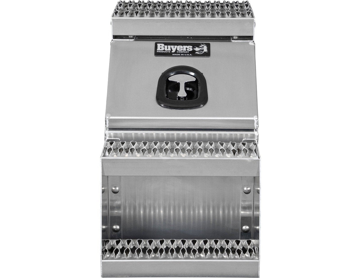 Buyers Products 28-in x 24-in x 19-in Smooth Aluminum Step Box Truck Tool Box 1705285 image 7