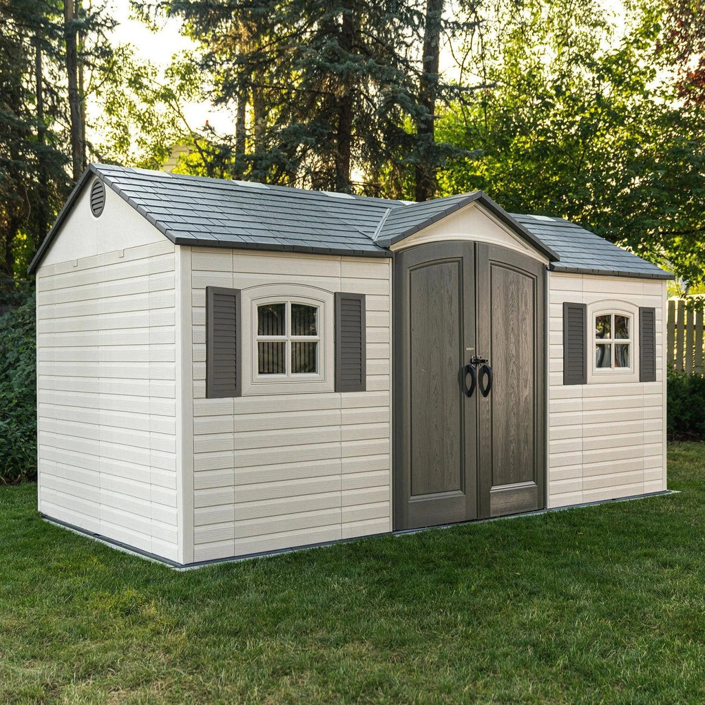 Lifetime 15′ x 8′ Outdoor Storage Sheds image 2