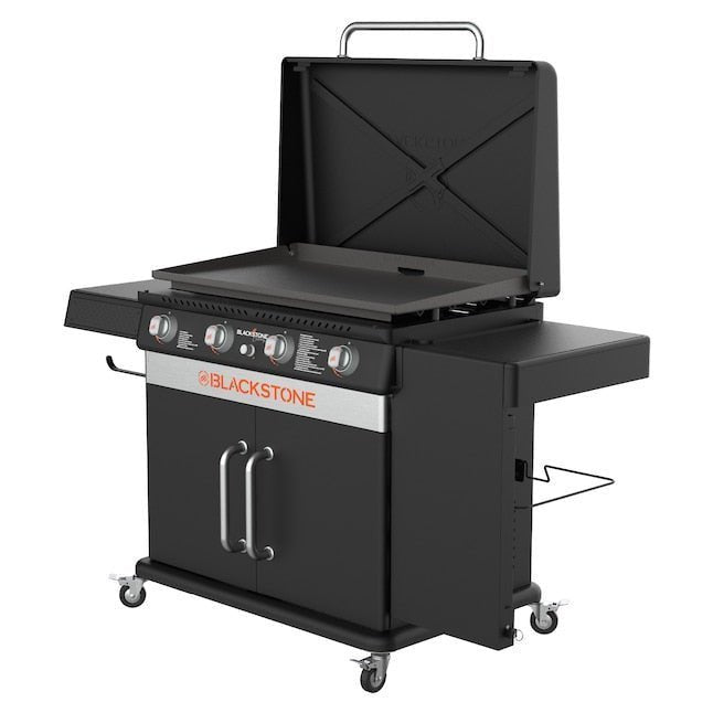 Blackstone 36-in Culinary Cabinet Griddle with Side Table: Versatile Outdoor Cooking in Stainless Steel image 13