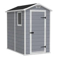 Storage Shed: Manor 6X8DD Indoor Storage Shed, Brown image 0