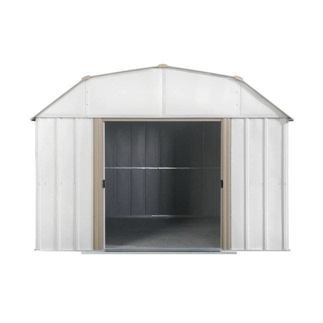 Arrow 10 ft x 14 ft Lexington Galvanized Steel Storage Shed image 5