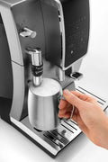 De’Longhi – Dinamica TrueBrew Over Ice Fully Automatic Coffee and Espresso Machine- Chrome and Black image 0