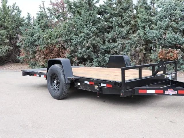 7 X 14 Interstate Single Axle Tilt 7K Trailer image 6