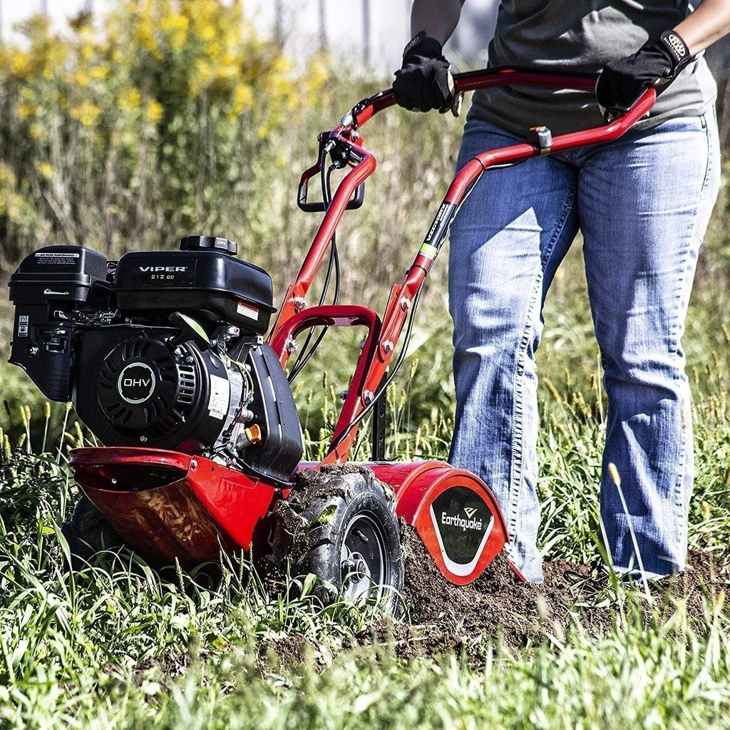 Earthquake 33970 Victor Rear Tine Tiller, Powerful 212cc 4-Cycle Vipe Engine image 9