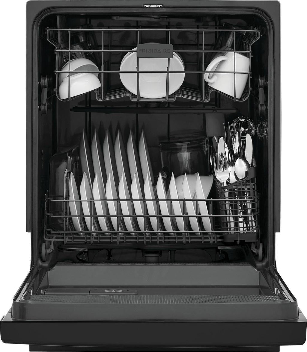 Frigidaire 24″ Built-In Dishwasher, Front Control, Black image 1