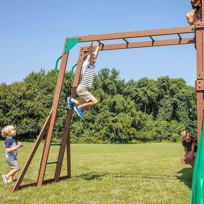 Backyard Discovery Skyfort II Cedar Swing Set/PlaySet image 4