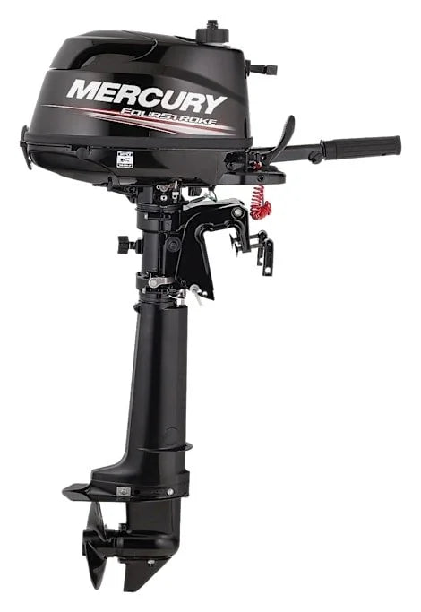 Mercury 5hp Tiller FourStroke Outboard Motor – 15″ Shaft, Manual Tilt/Trim, Manual Start image 2