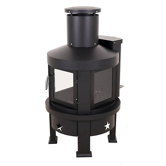 Even Embers Pellet Chiminea, 100 sq. ft., 70,000 BTU image 1