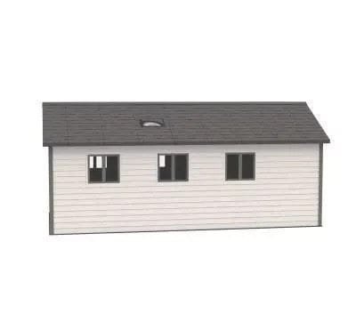 Lifetime 11 Ft. X 21 Ft. Outdoor Storage Shed With Tri-Fold Doors image 12