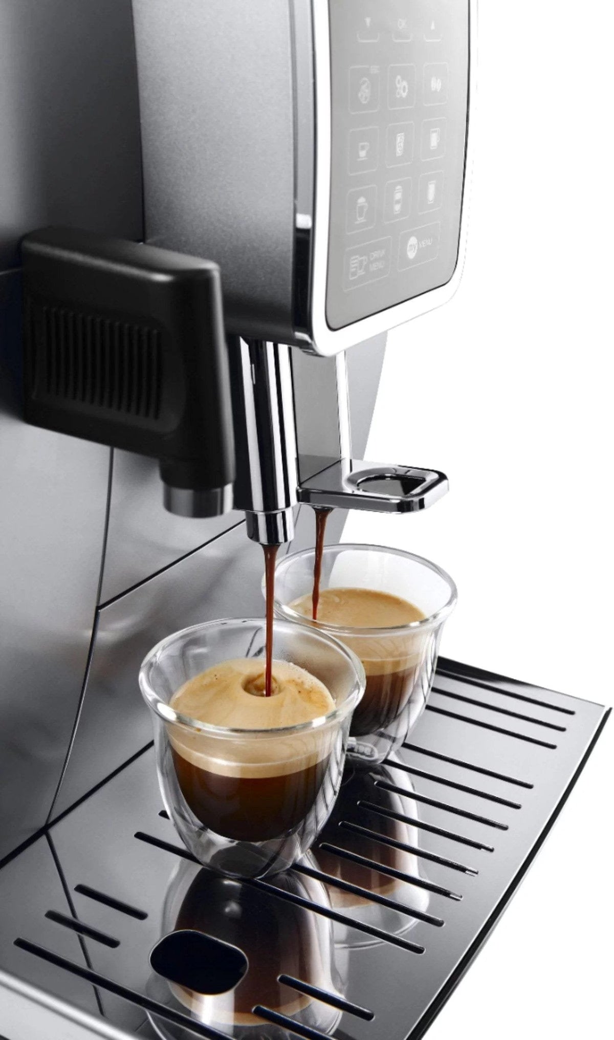 De’Longhi – Dinamica Espresso Machine with 15 bars of pressure and LatteCrema Fully Automatic Milk Frother – Silver image 2