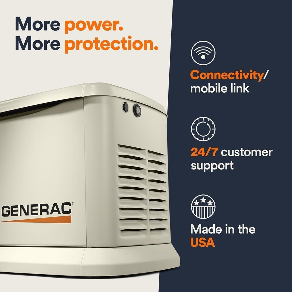 Generac 7210 24kW Air Cooled Guardian Series Home Standby Generator image 7