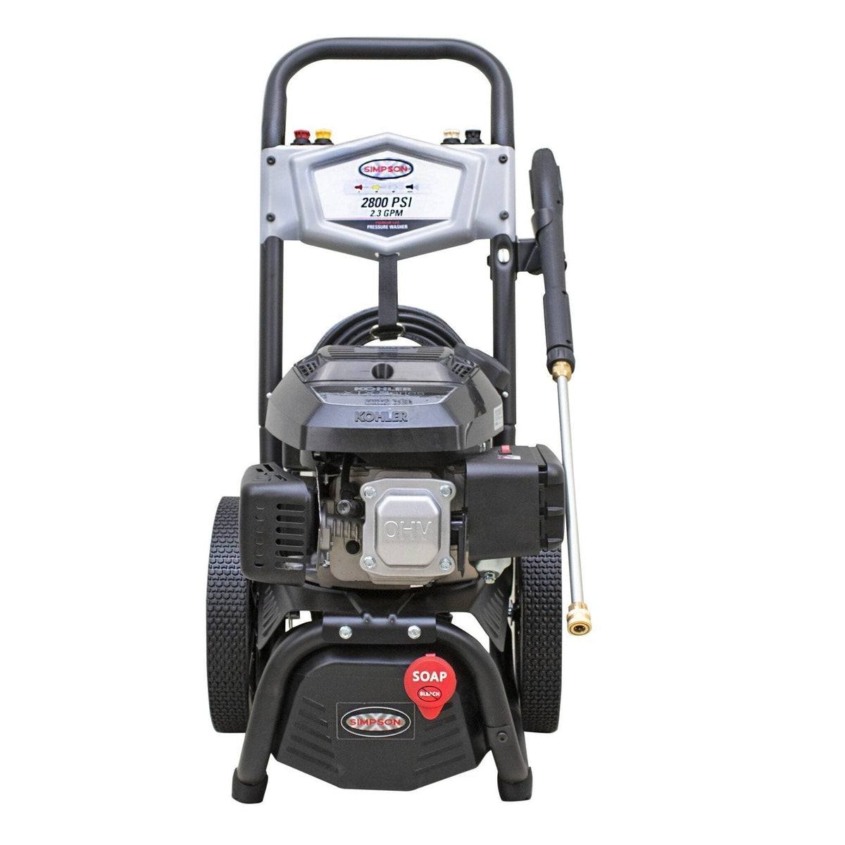 Simpson MegaShot MS61114 2800 PSI Gas Pressure Washer with Kohler XTX675 Engine image 1