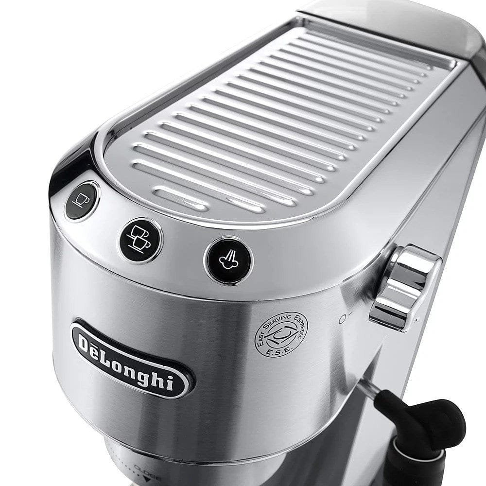 De’Longhi – DEDICA Espresso Machine with 15 bars of pressure and Milk Frother – Metal image 5