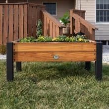 Raised planter 100% authentic teak wood image 7