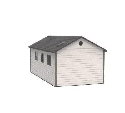 Lifetime 11 Ft. X 21 Ft. Outdoor Storage Shed With Tri-Fold Doors image 10