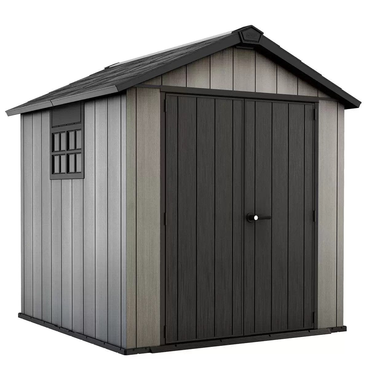Keter Oakland 7.5×7 Storage Shed Grey image 0