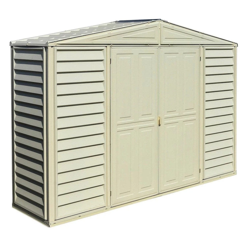 DuraMax 10.5ft x 2.75ft SidePro Vinyl Shed with Foundation Kit image 2