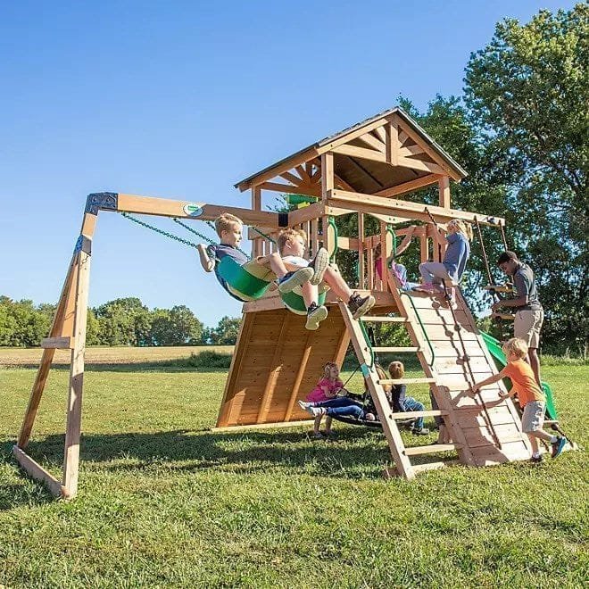 Backyard Discovery Endeavor Cedar Swing Set image 1