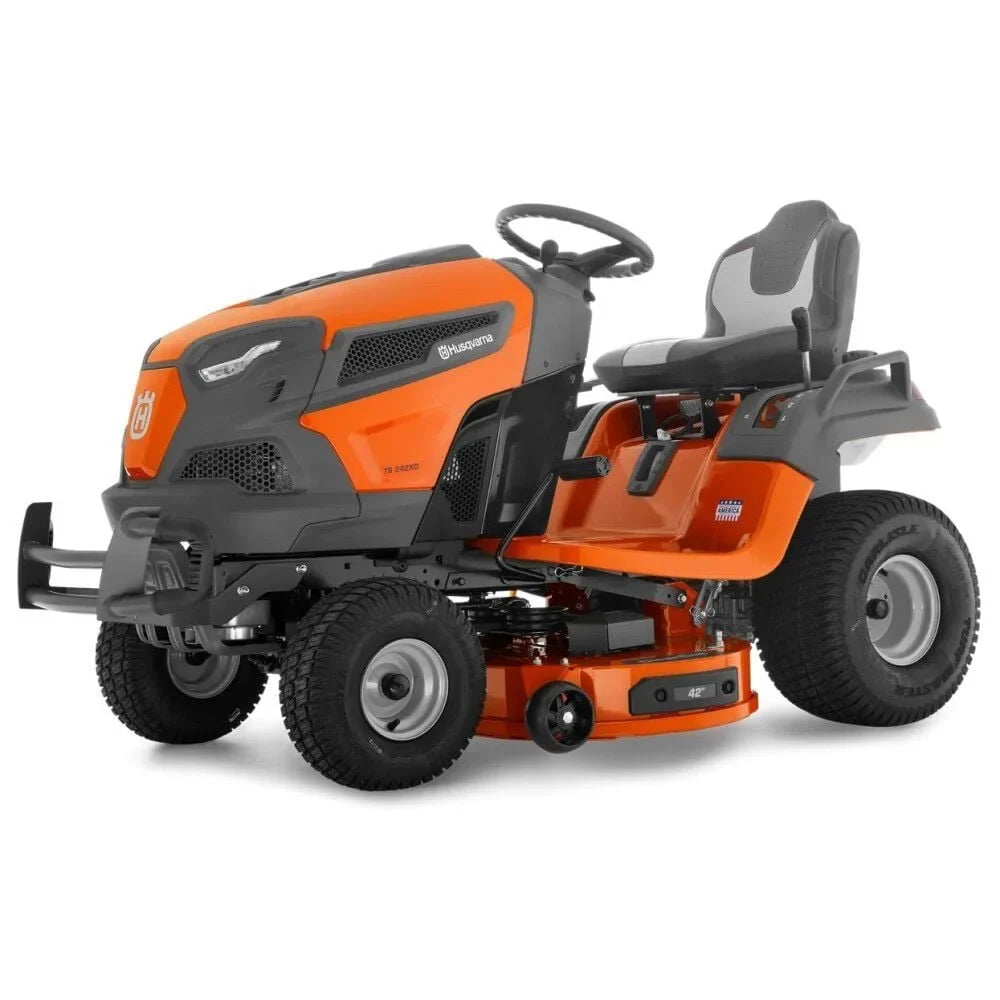 Husqvarna TS 242XD 42 Inch 21.5HP Kawasaki Gasoline Riding Lawn Mowers. image 1