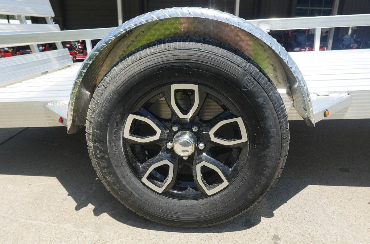 5′ x 10′ Aluminum Utility Trailer with Gate and Mag Wheels – 3500 lb Axle image 14