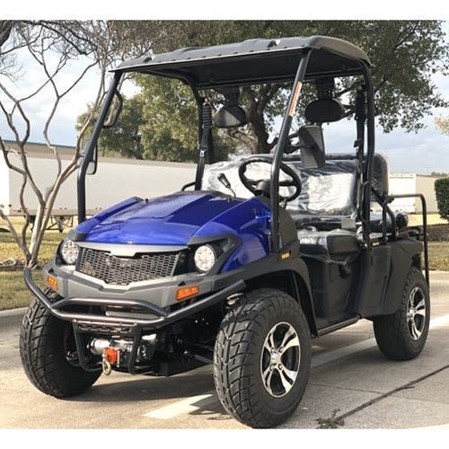 400cc GVX Gas Golf Cart UTV 4×4 With Rear Flip Seat Street Legal Light Package All Wheel Drive image 0