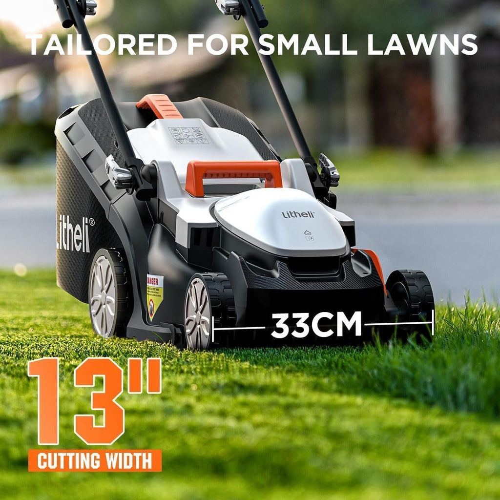 Litheli 13″ 20V Cordless Lawn Mower with 4.0Ah Battery image 1