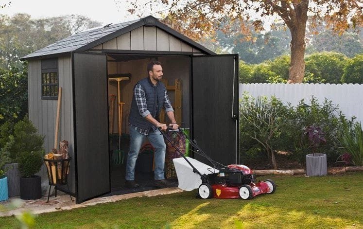 Keter Oakland 7.5×7 Storage Shed Grey image 2