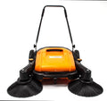 Generic Industrial Floor Sweeper with Triple Brooms 38 inch Outdoor and Indoor Sweeper image 0