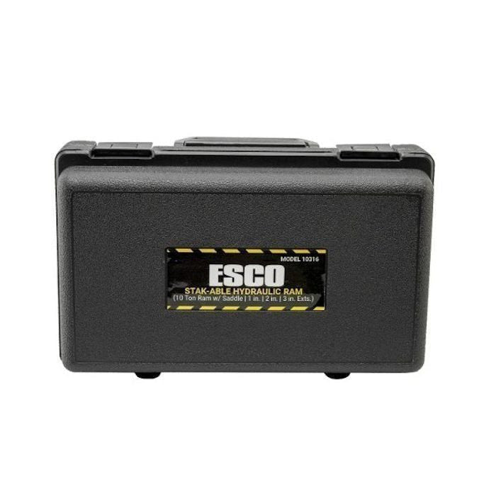 ESCO 10-Ton Hydraulic Stak-Able Ram Kit with 1 Quart Pump image 4
