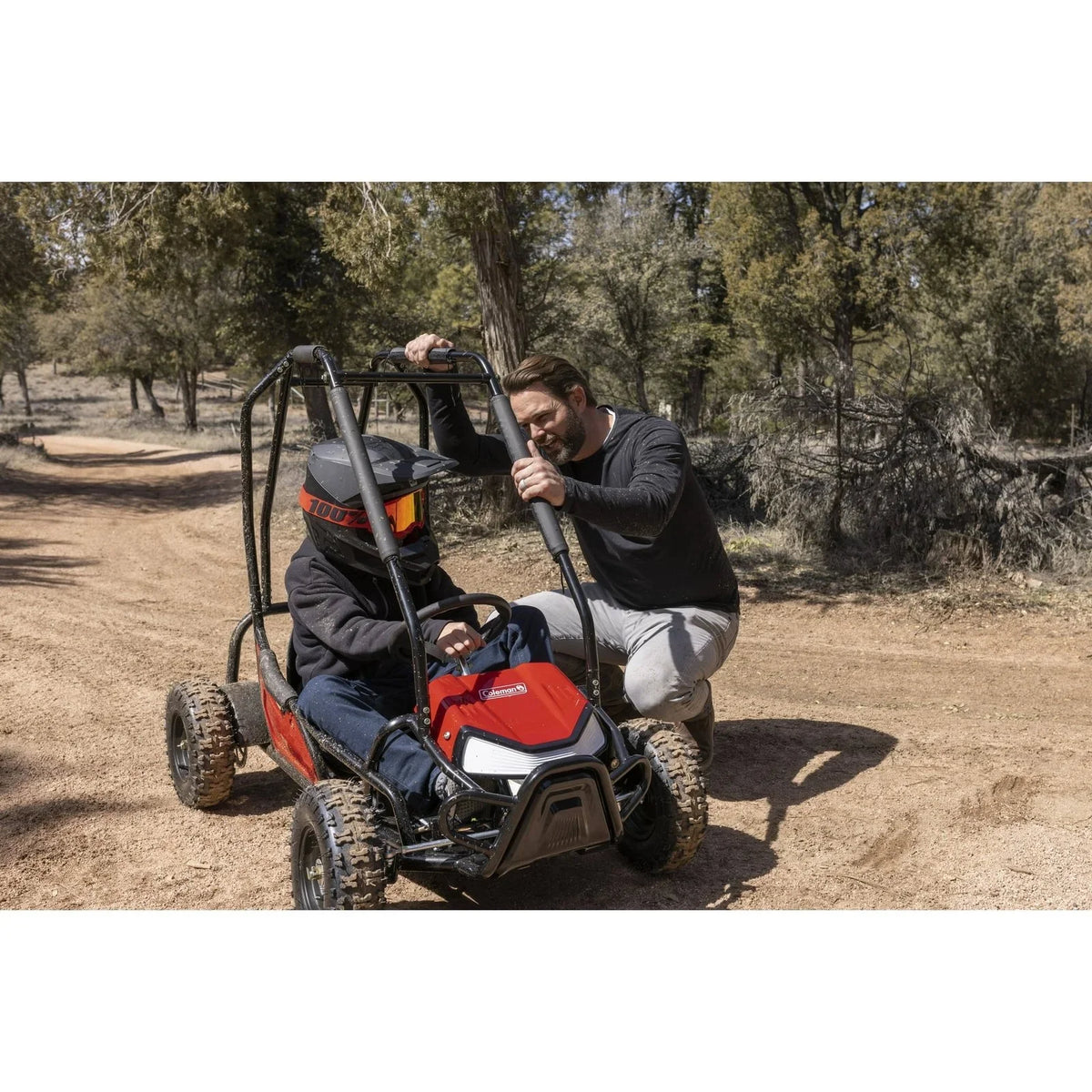Coleman Powersports GK100 One-Seater Go Karts. image 1